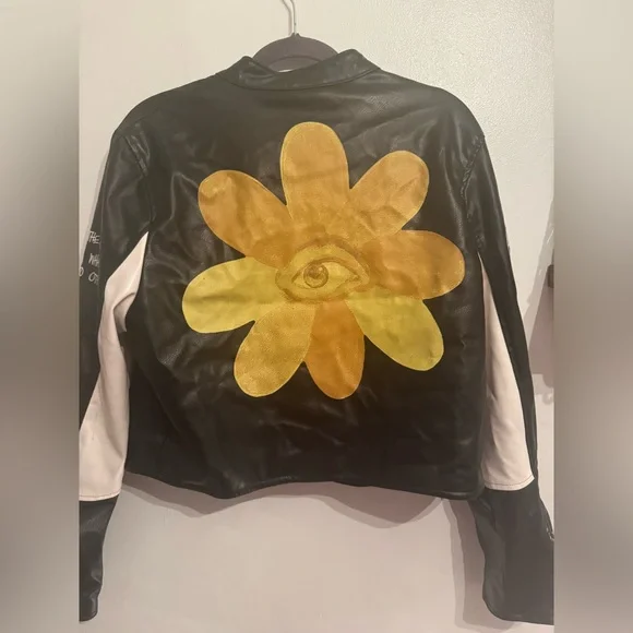 PISHPOSH UO Exclusive Moto Jacket size Large - Picture 3 of 5
